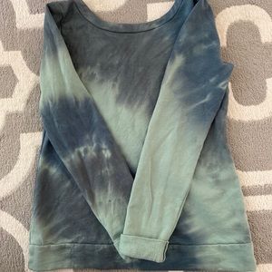 Long sleeve tie-dye sweatshirt